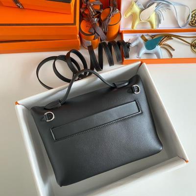 wholesale quality hermes 24/24  mini 21 evercolor noir phd